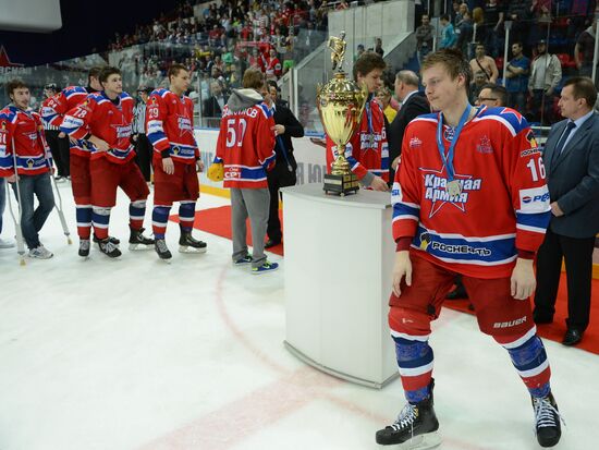 Russian Junior Hockey League. Krasnaya Armiya Moscow vs. Spartak Moscow