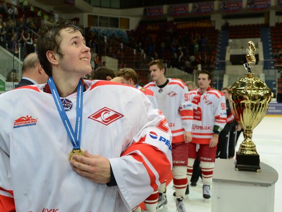Russian Junior Hockey League. Krasnaya Armiya Moscow vs. Spartak Moscow