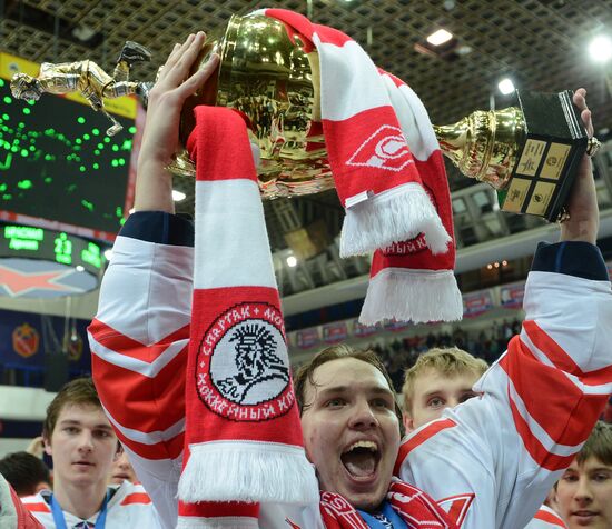 Russian Junior Hockey League. Krasnaya Armiya Moscow vs. Spartak Moscow