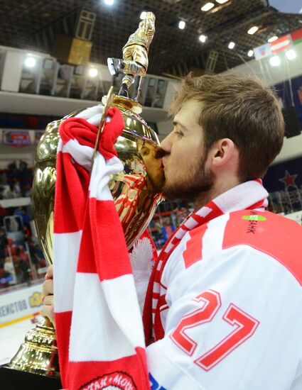 Russian Junior Hockey League. Krasnaya Armiya Moscow vs. Spartak Moscow