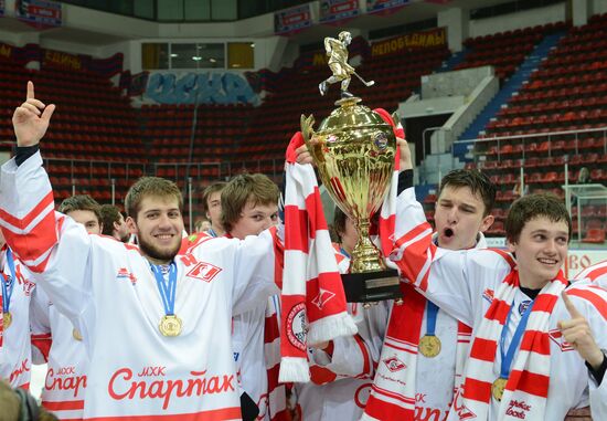 Russian Junior Hockey League. Krasnaya Armiya Moscow vs. Spartak Moscow