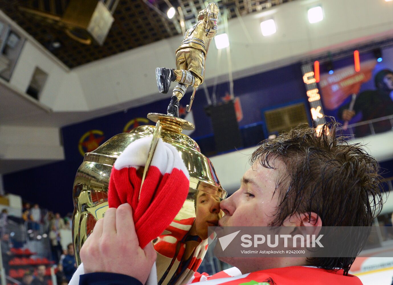 Russian Junior Hockey League. Krasnaya Armiya Moscow vs. Spartak Moscow