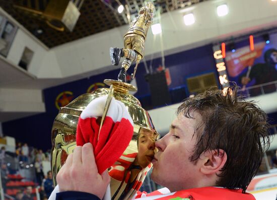 Russian Junior Hockey League. Krasnaya Armiya Moscow vs. Spartak Moscow