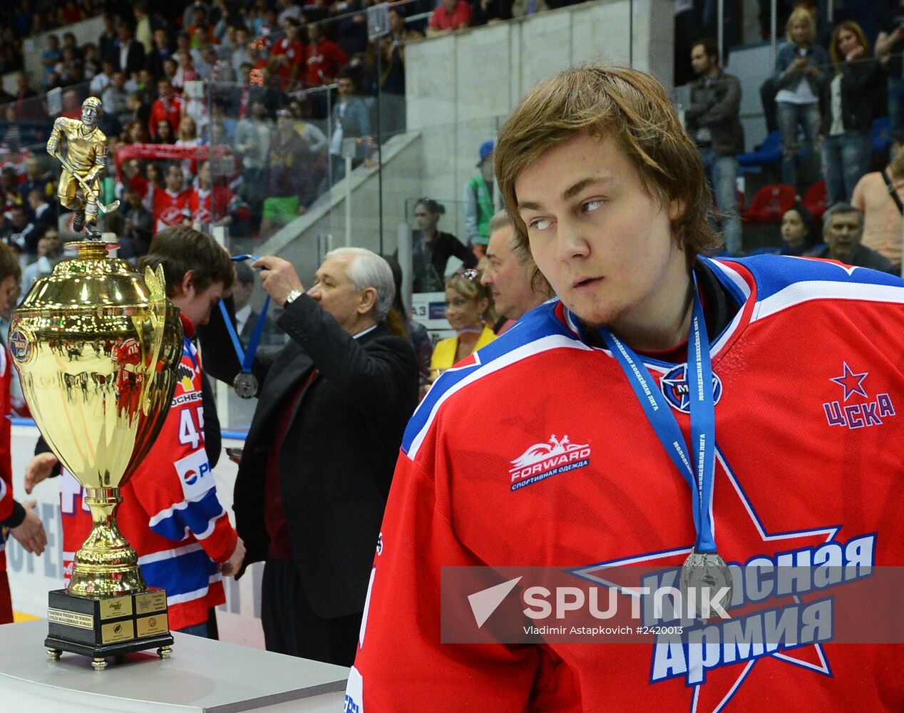 Russian Junior Hockey League. Krasnaya Armiya Moscow vs. Spartak Moscow