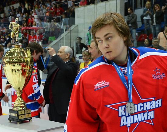 Russian Junior Hockey League. Krasnaya Armiya Moscow vs. Spartak Moscow