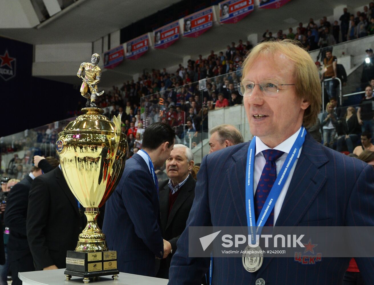 Russian Junior Hockey League. Krasnaya Armiya Moscow vs. Spartak Moscow