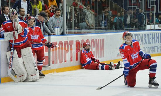 Russian Junior Hockey League. Krasnaya Armiya Moscow vs. Spartak Moscow