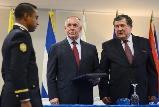 Federal Drug Control Service of Russia trains drug police officers in Nicaragua