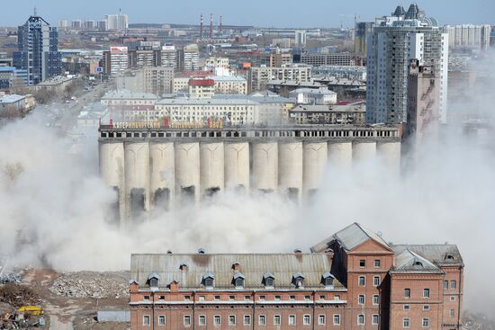 Factory facilities pulled down in Yekaterinburg