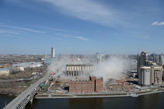 Factory facilities pulled down in Yekaterinburg