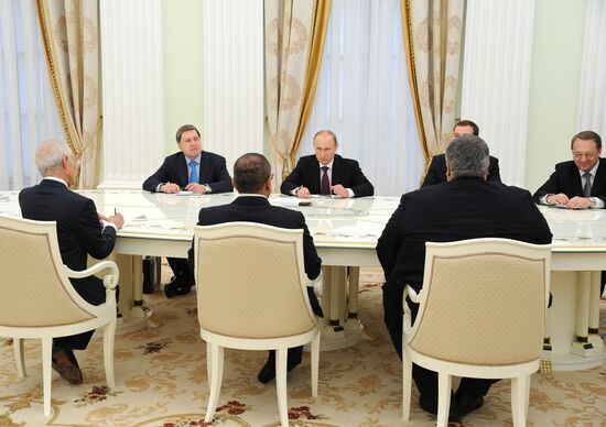 Vladimir Putin meets with Salman bin Hamad bin Isa Al Khalifa