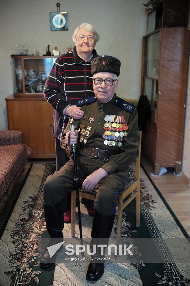 Great Patriotic War veterans. Yury Kolbanov