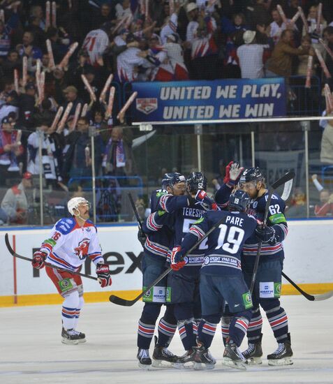 Kontinental Hockey League. Metallurg Magnitogorsk vs. Lev Praha