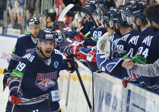 Kontinental Hockey League. Metallurg Magnitogorsk vs. Lev Praha