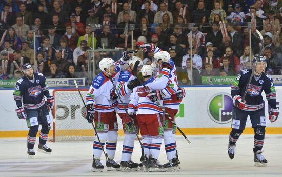 Kontinental Hockey League. Metallurg vs. Lev