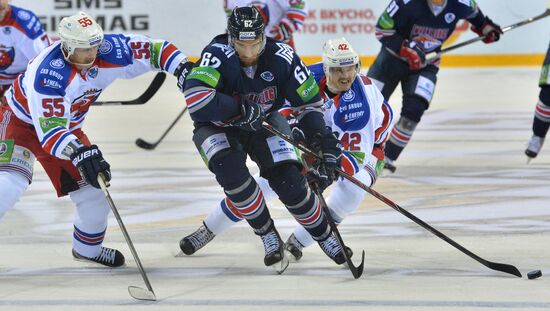 Kontinental Hockey League. Metallurg Magnitogorsk vs. Lev Praha