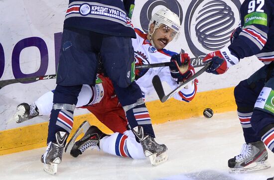 Kontinental Hockey League. Metallurg Magnitogorsk vs. Lev Praha