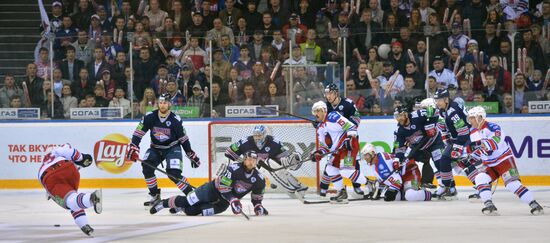 Kontinental Hockey League. Metallurg Magnitogorsk vs. Lev Praha