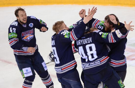 Kontinental Hockey League. Metallurg Magnitogorsk vs. Lev Praha