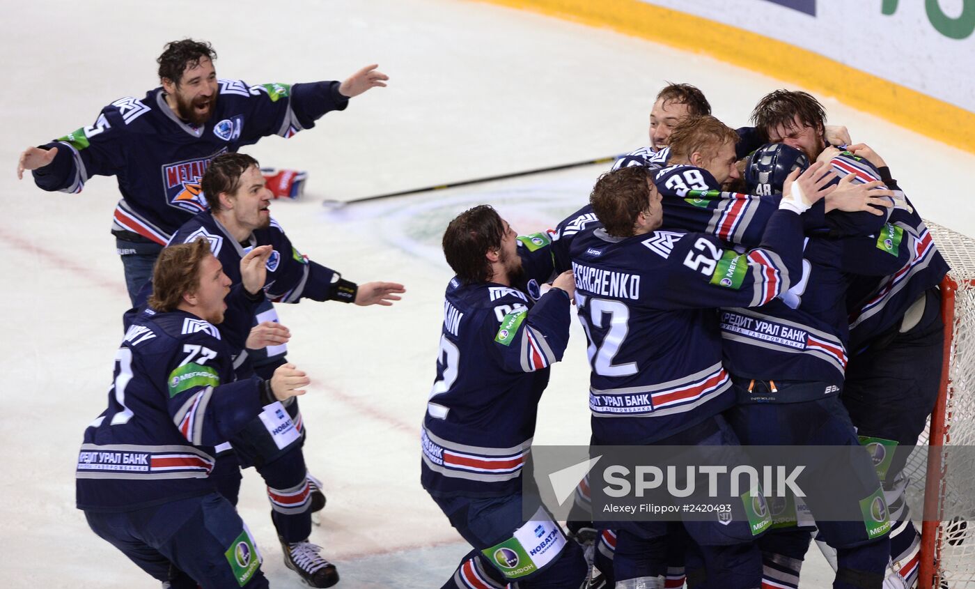 Kontinental Hockey League. Metallurg Magnitogorsk vs. Lev Praha