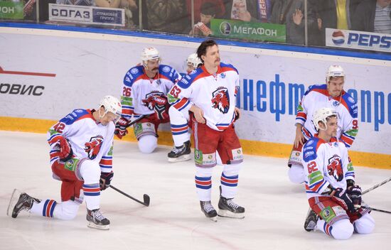 Kontinental Hockey League. Metallurg Magnitogorsk vs. Lev Praha