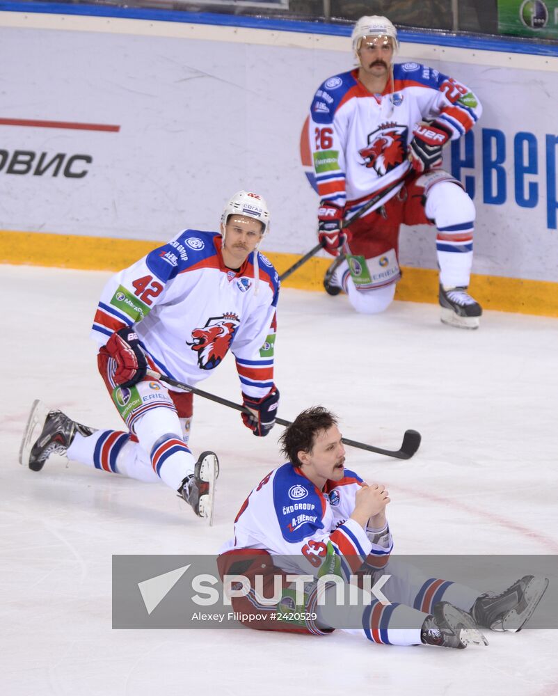 Kontinental Hockey League. Metallurg Magnitogorsk vs. Lev Praha