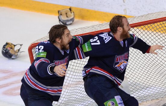 Kontinental Hockey League. Metallurg Magnitogorsk vs. Lev Praha