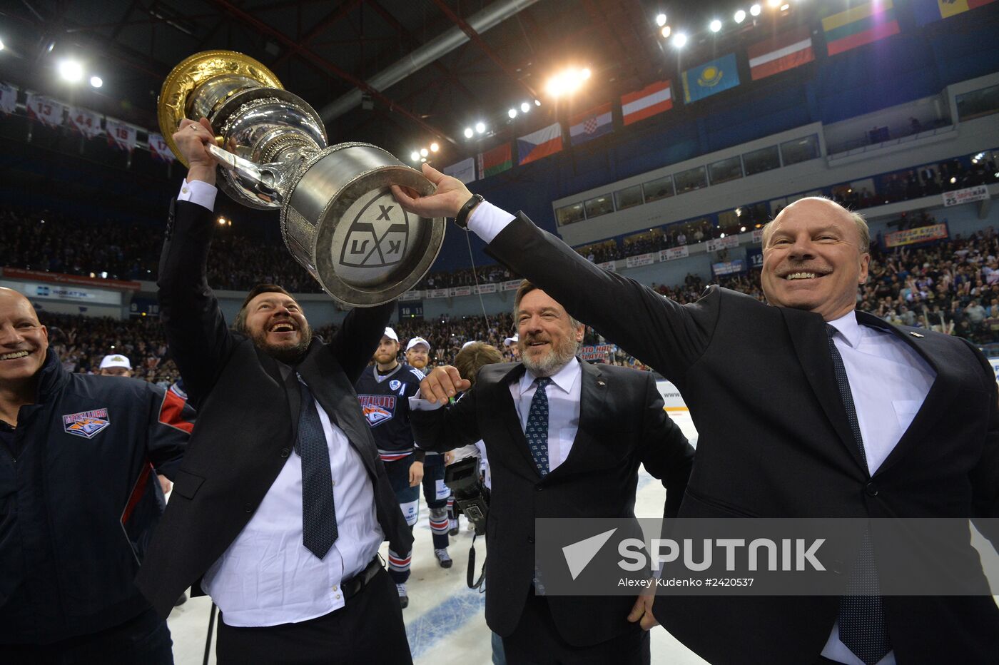 Kontinental Hockey League. Metallurg Magnitogorsk vs. Lev Praha