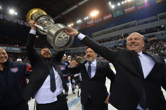 Kontinental Hockey League. Metallurg Magnitogorsk vs. Lev Praha