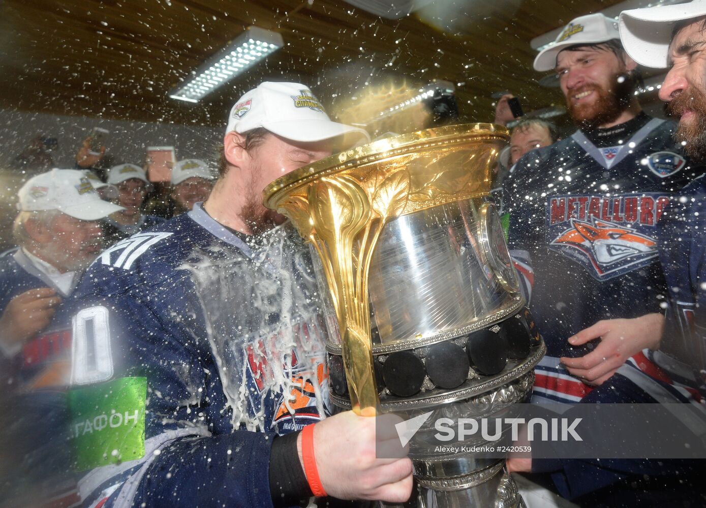 Kontinental Hockey League. Metallurg Magnitogorsk vs. Lev Praha