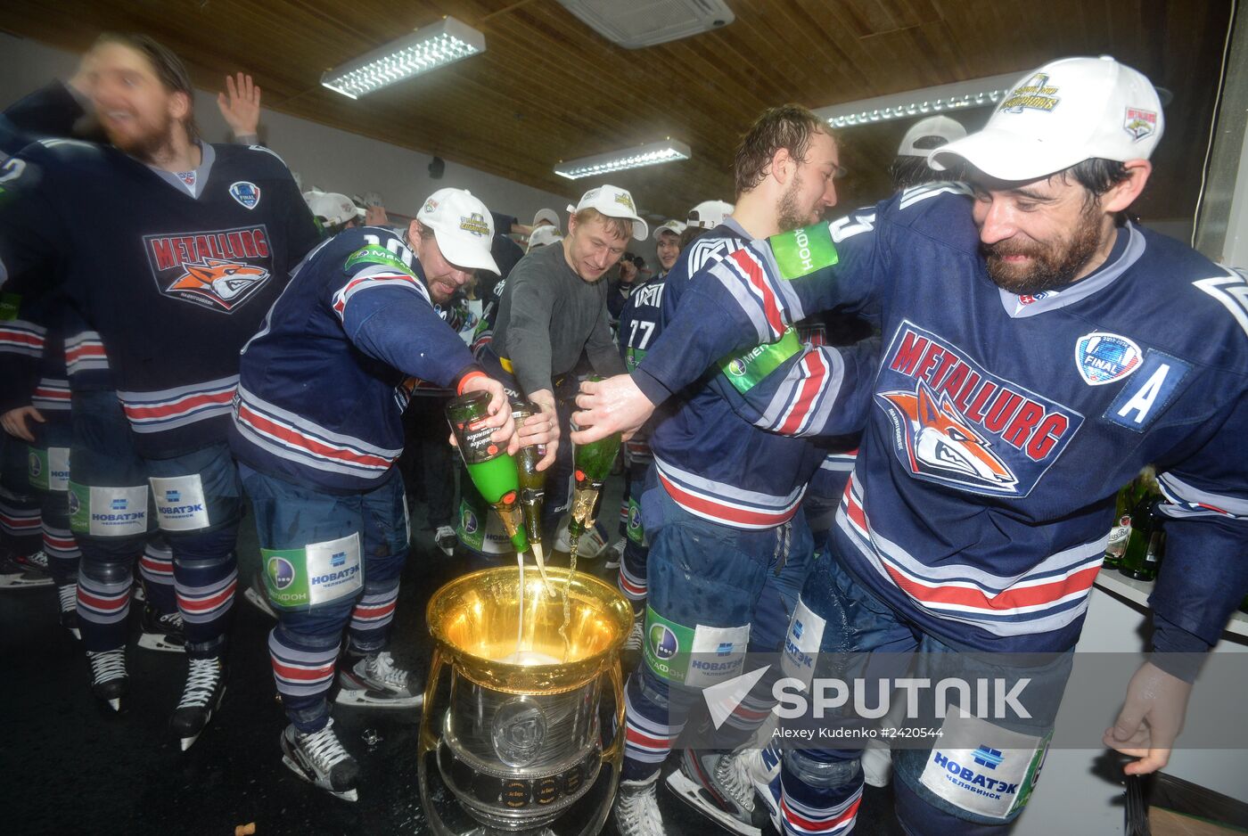 Kontinental Hockey League. Metallurg Magnitogorsk vs. Lev Praha