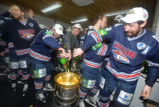 Kontinental Hockey League. Metallurg Magnitogorsk vs. Lev Praha