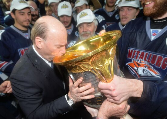 Kontinental Hockey League. Metallurg Magnitogorsk vs. Lev Praha