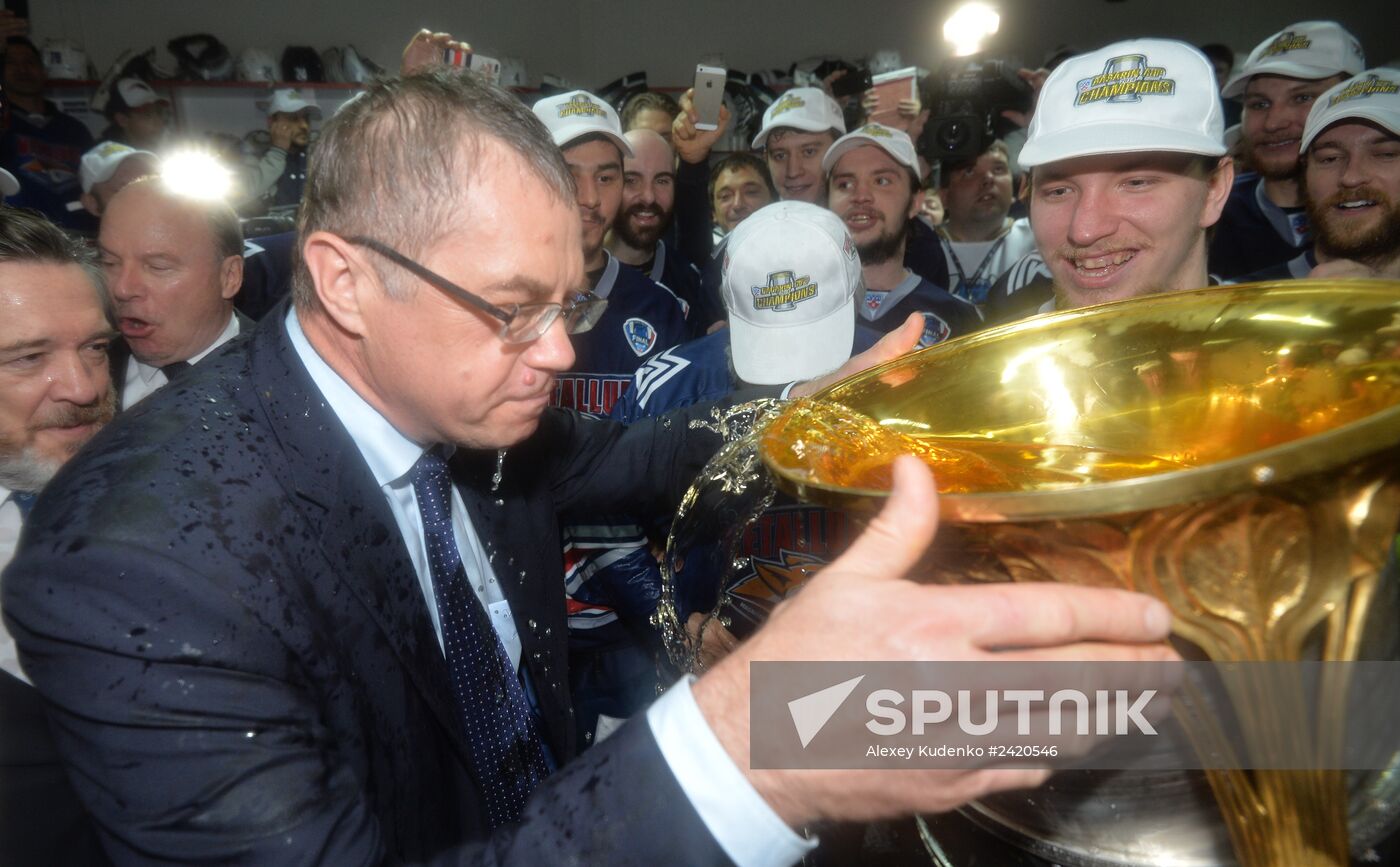 Kontinental Hockey League. Metallurg Magnitogorsk vs. Lev Praha