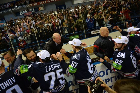 Kontinental Hockey League. Metallurg Magnitogorsk vs. Lev Praha