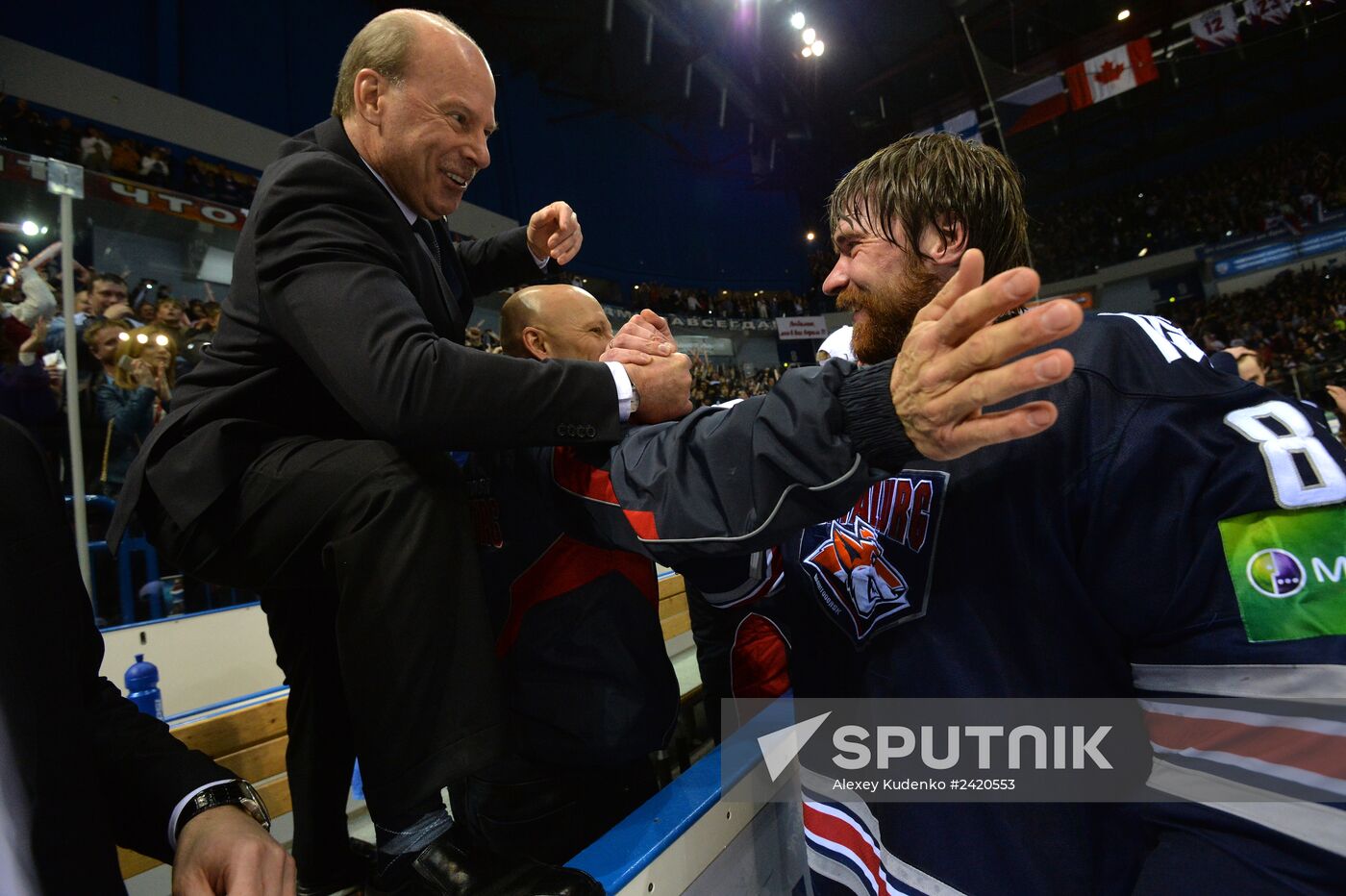 Kontinental Hockey League. Metallurg Magnitogorsk vs. Lev Praha