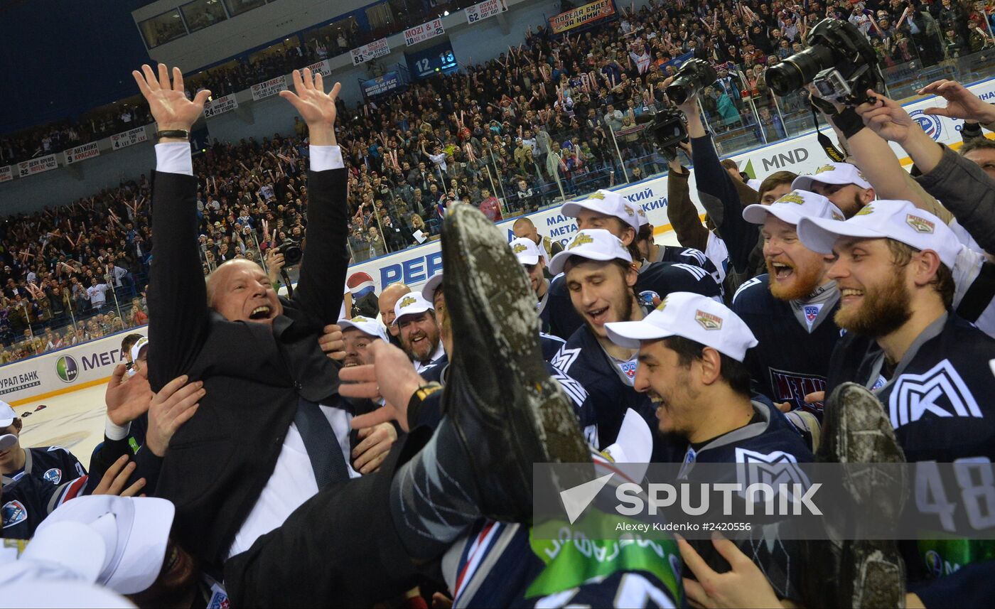 Kontinental Hockey League. Metallurg Magnitogorsk vs. Lev Praha