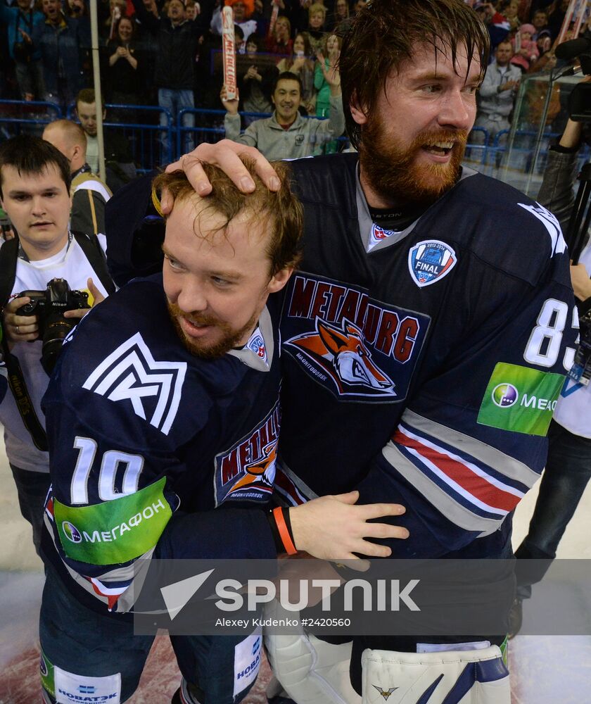 Kontinental Hockey League. Metallurg Magnitogorsk vs. Lev Praha