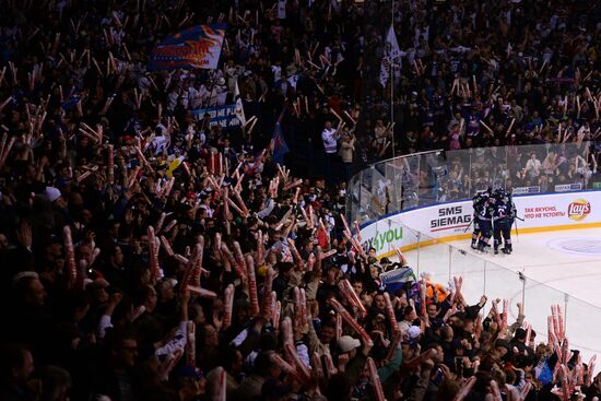 Kontinental Hockey League. Metallurg Magnitogorsk vs. Lev Praha