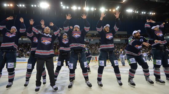 Kontinental Hockey League. Metallurg Magnitogorsk vs. Lev Praha