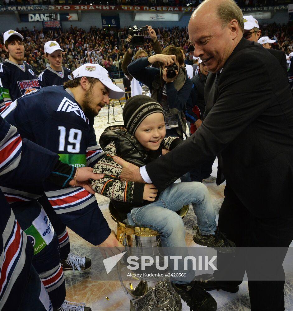 Kontinental Hockey League. Metallurg Magnitogorsk vs. Lev Praha