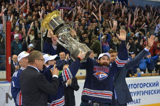 Kontinental Hockey League. Metallurg Magnitogorsk vs. Lev Praha