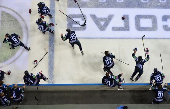 Kontinental Hockey League. Metallurg Magnitogorsk vs. Lev Praha