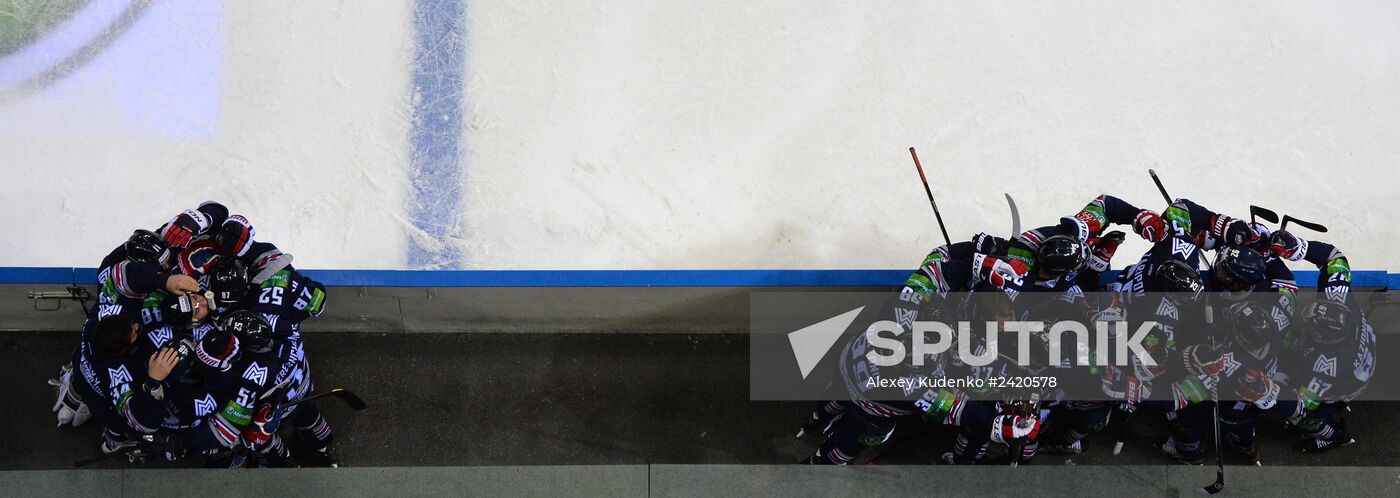 Kontinental Hockey League. Metallurg Magnitogorsk vs. Lev Praha