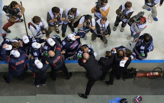Kontinental Hockey League. Metallurg Magnitogorsk vs. Lev Praha