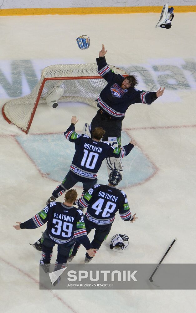 Kontinental Hockey League. Metallurg Magnitogorsk vs. Lev Praha