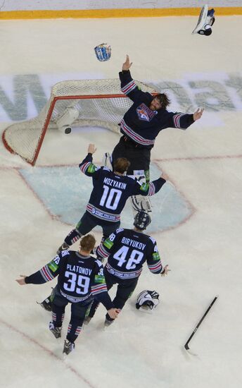 Kontinental Hockey League. Metallurg Magnitogorsk vs. Lev Praha