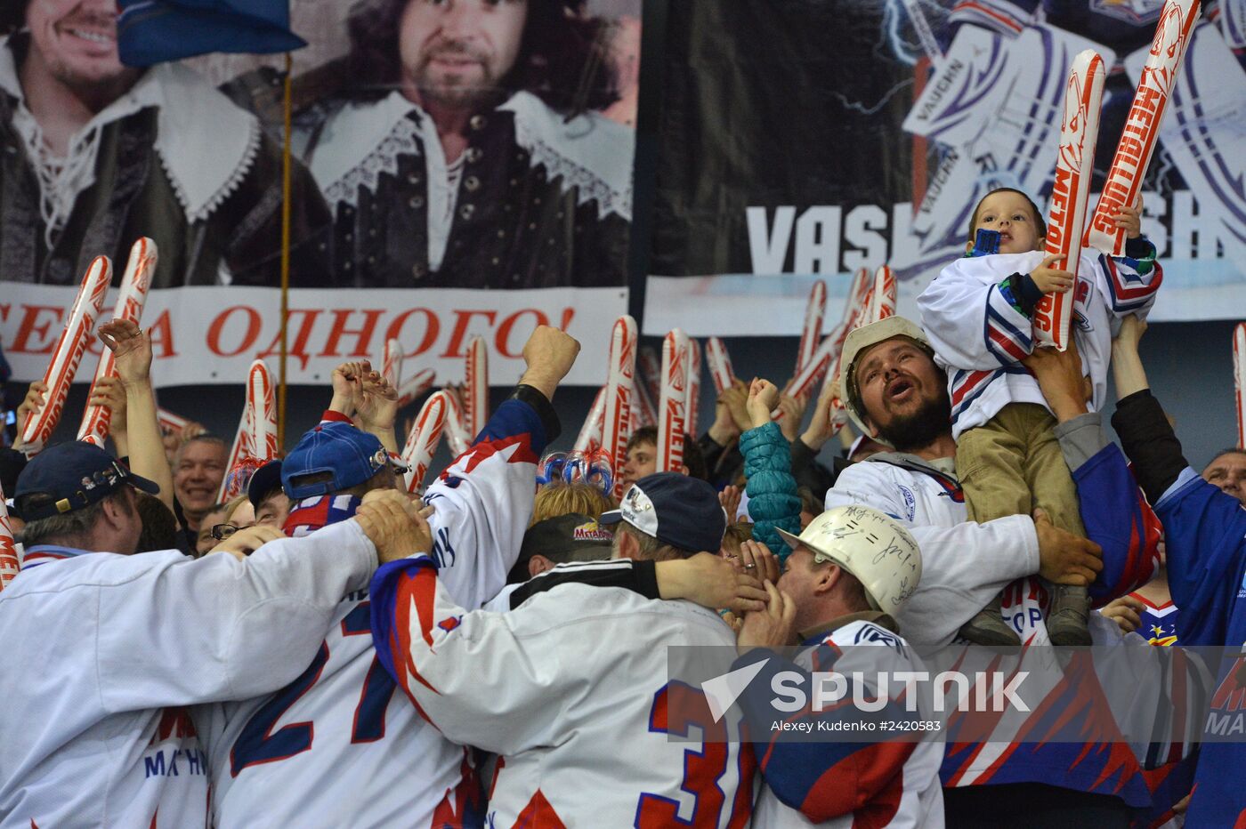 Kontinental Hockey League. Metallurg Magnitogorsk vs. Lev Praha