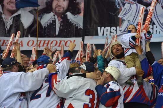 Kontinental Hockey League. Metallurg Magnitogorsk vs. Lev Praha