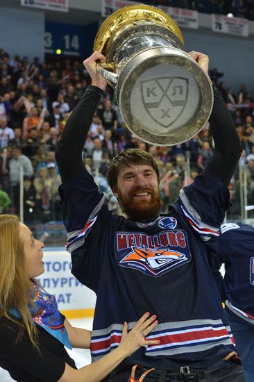 Kontinental Hockey League. Metallurg Magnitogorsk vs. Lev Praha